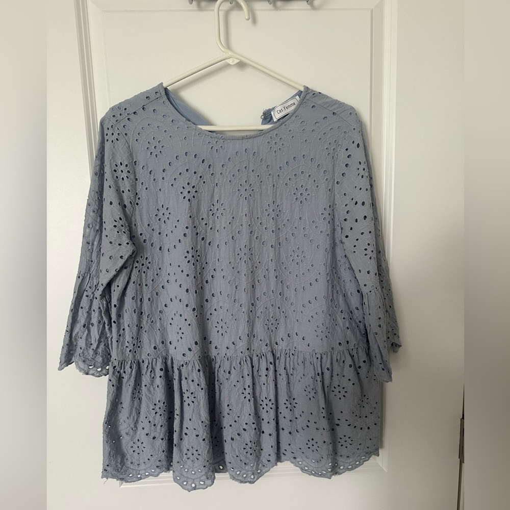 Good Condition Blue Blouse